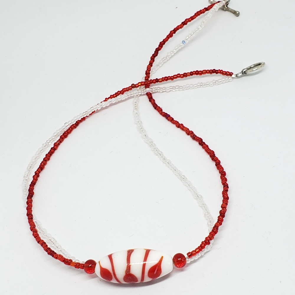 Beaded necklace, handmade necklace, choker